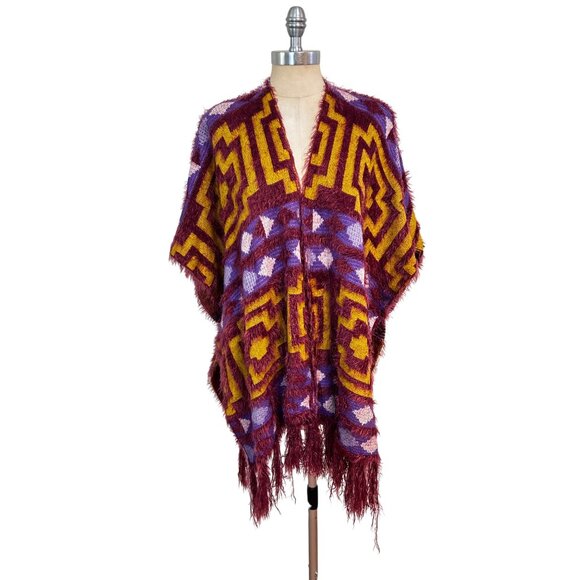 FREE PEOPLE Diamondback Cozy Kimono Sweater One Size - Picture 2 of 6